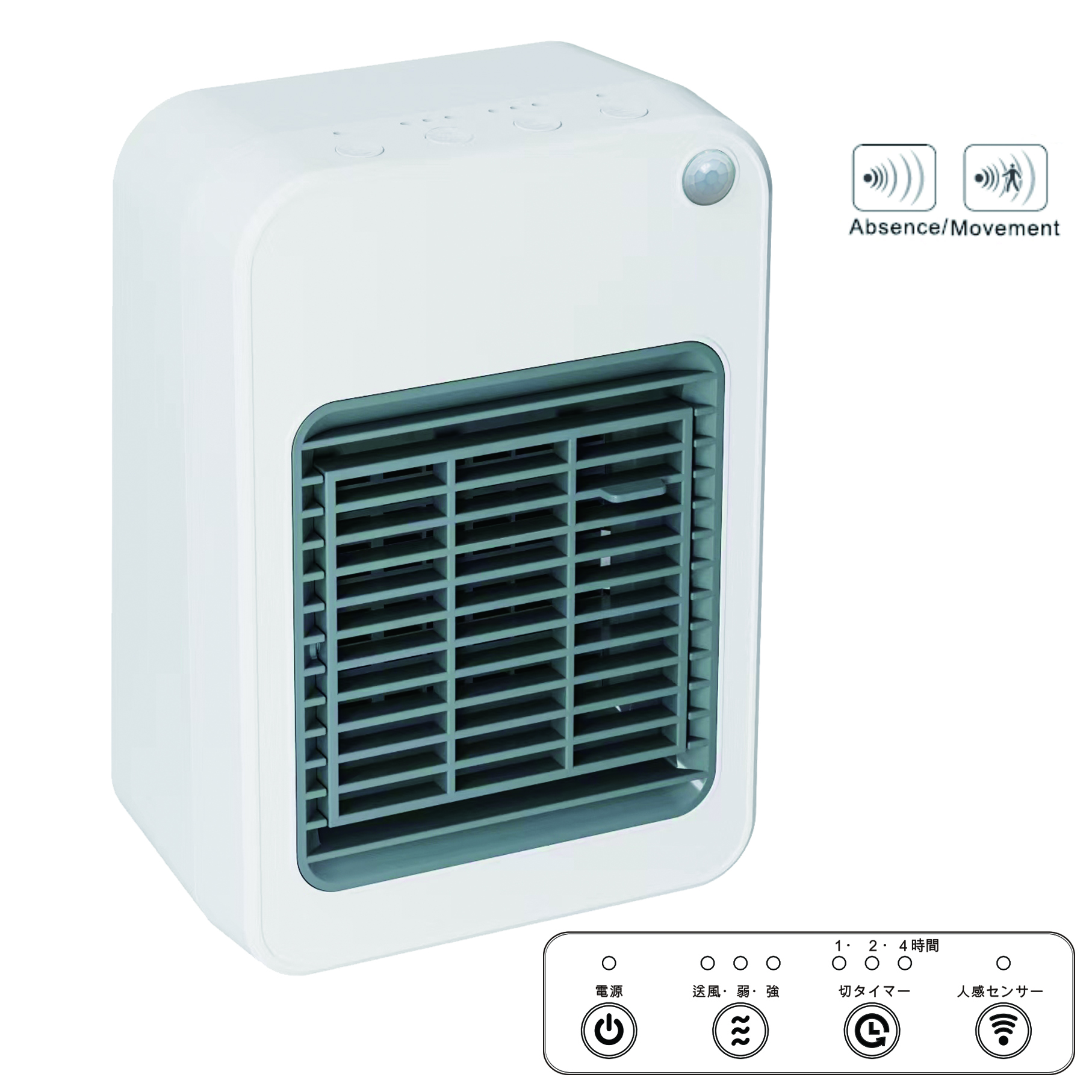 PTC Ceramic Fan heater-Mini style 